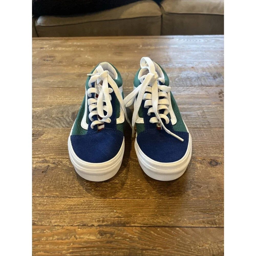 Vans Old Skool Yacht Club Color Block Suede Unisex Shoes Kids Boys 1.5 New